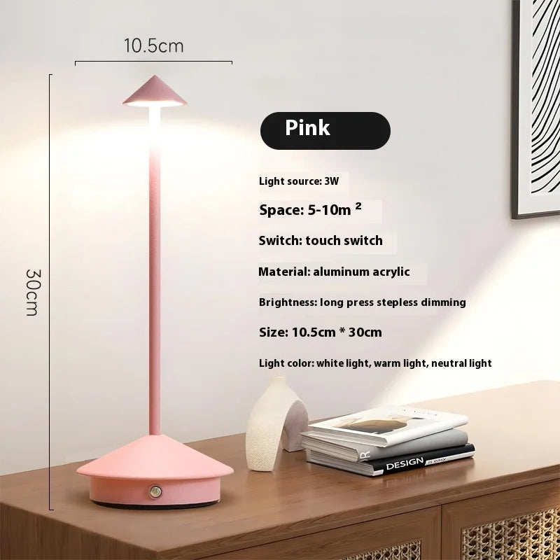 Modern Minimalist LED Bar Table Lamp - Scandinavian Design