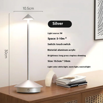 Modern Minimalist LED Bar Table Lamp - Scandinavian Design