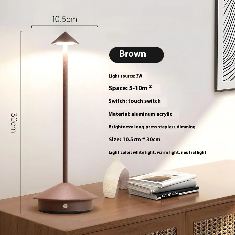 Modern Minimalist LED Bar Table Lamp - Scandinavian Design